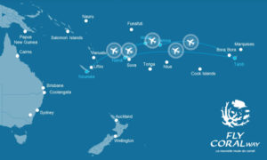 Map of Fly CoralWay's future routes. Credit : Fly CoralWay.