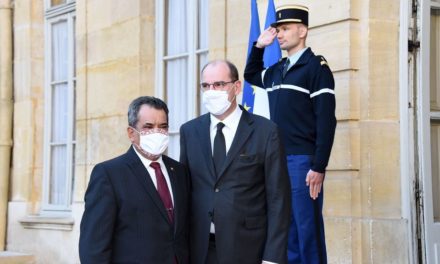 Tahiti’s president Edouard Fritch met with the French prime minister in Paris