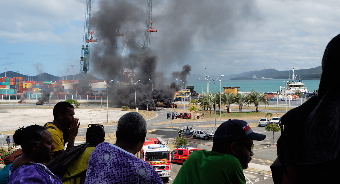 Nickel: Clashed in downtown Nouméa