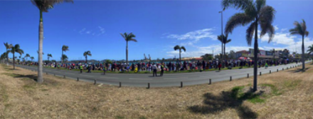 Anti-vaccine demonstration during the lockdown…