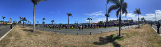 Anti-vaccine demonstration during the lockdown…