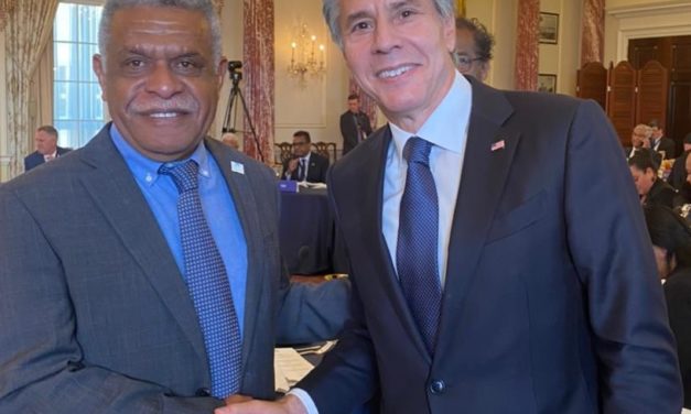 First meetings for President Mapou in Washington D.C.