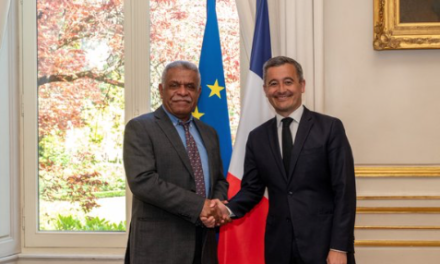 The President of the New Caledonian Government in Paris